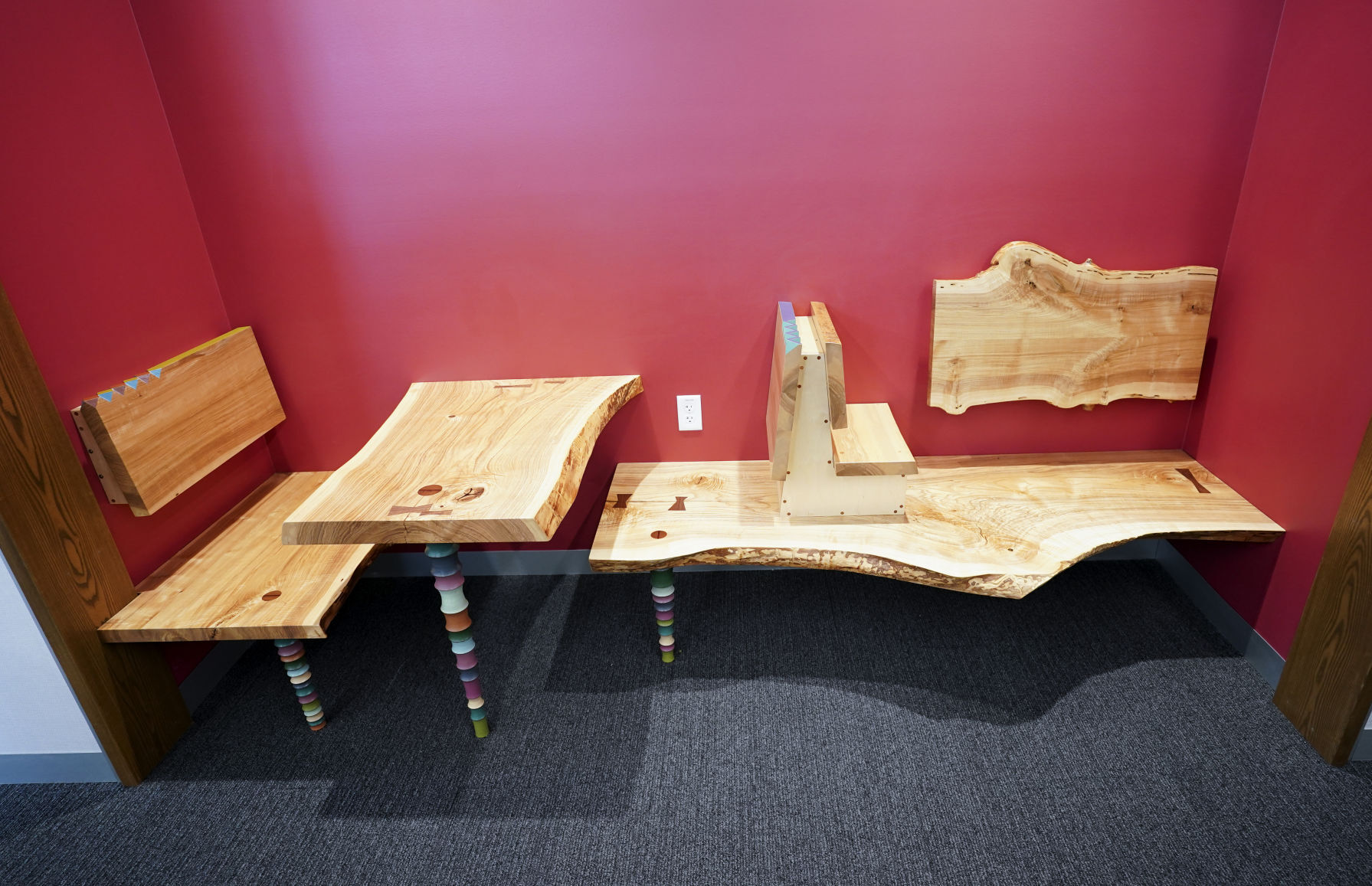 Pinney Library - sculptured table